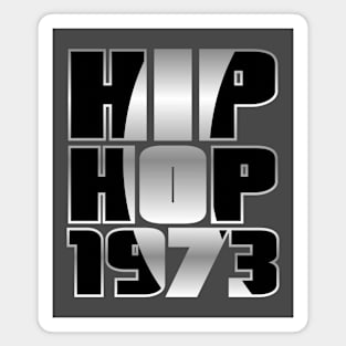 Hip hop 1973 | Metal color Magnet